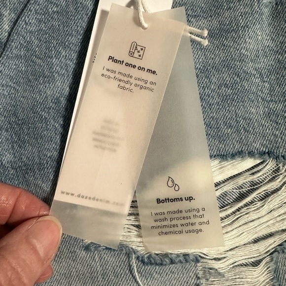 DAZE 1999 Slouch 90’s Denim Shorts, Size 26 (v) - Picture 11 of 12